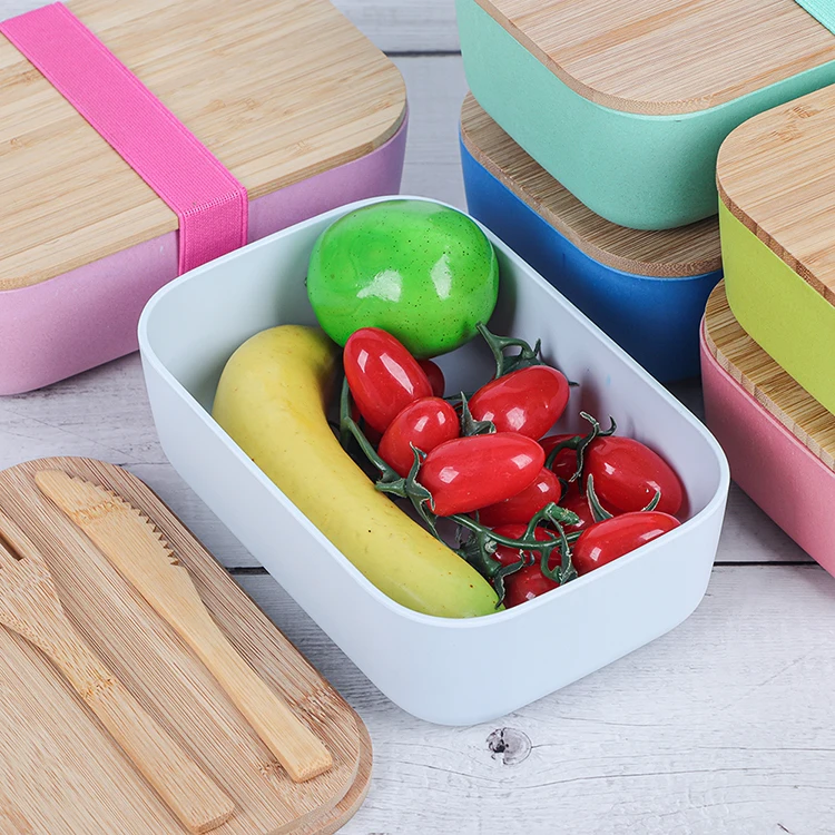 Free Branding Bamboo Food Container Salad Box Sandwich Lunch Box Buy