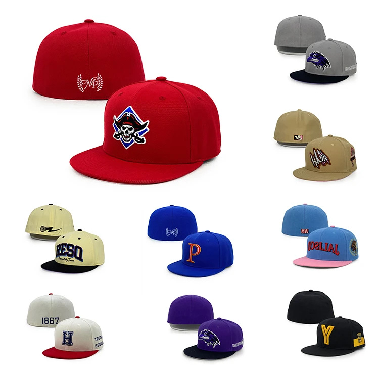 Custom Logo 3D Embroidery Mlbing Caps Nfling Snapback