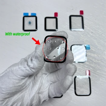 Factory Wholesale LCD Screen Outer Glass With OCA For Apple Watch Series 7 6 5 4 3 38mm 40mm 42mm 44mm Replacement Parts