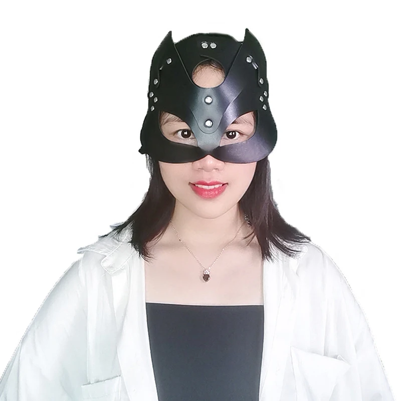 Adult Sex Products - SM Sex Toy BDSM Women Leather Eye and Collar Catwoman Cosplay Adult Sex Products - SM Sex Toy BDSM Women Leather Eye and Collar Catwoman Cosplay