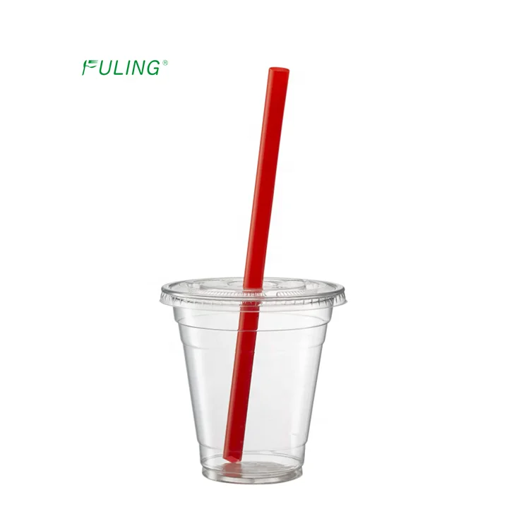 
 Экологичные одноразовые стеклянные чашки для смешивания льда, пластиковая печать на заказ, ПЭТ, 12 унций, прозрачная кофейная пластиковая чашка 12 унций  