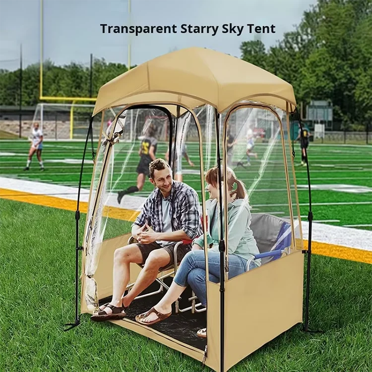 New Transparent Popup Sports Viewing Tent Water Proof Pod Pop up Bubble Clear View Tent for Single Double Person