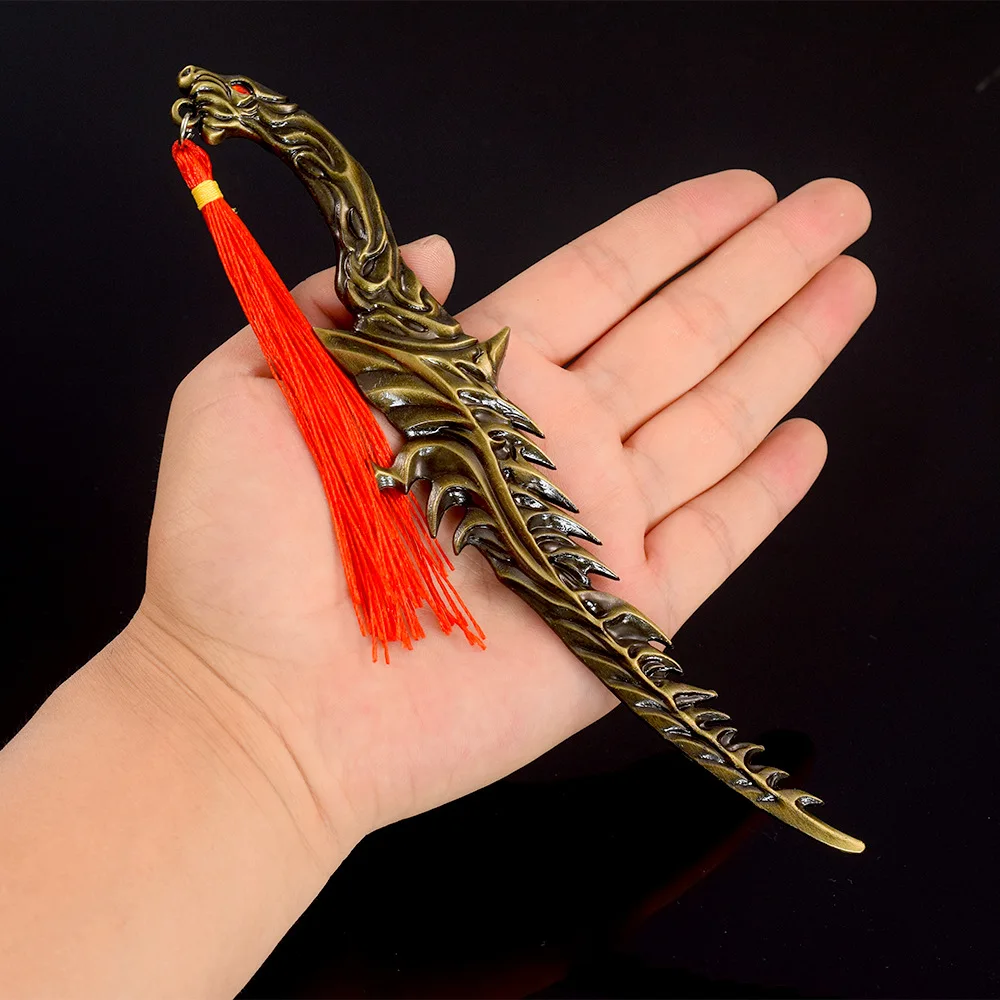 Metal Crafts Death Dagger Toy Models Metal Ornaments Elden Law Tour Around All Chinese Style Birthday Alloy Medal Casting Chenxi