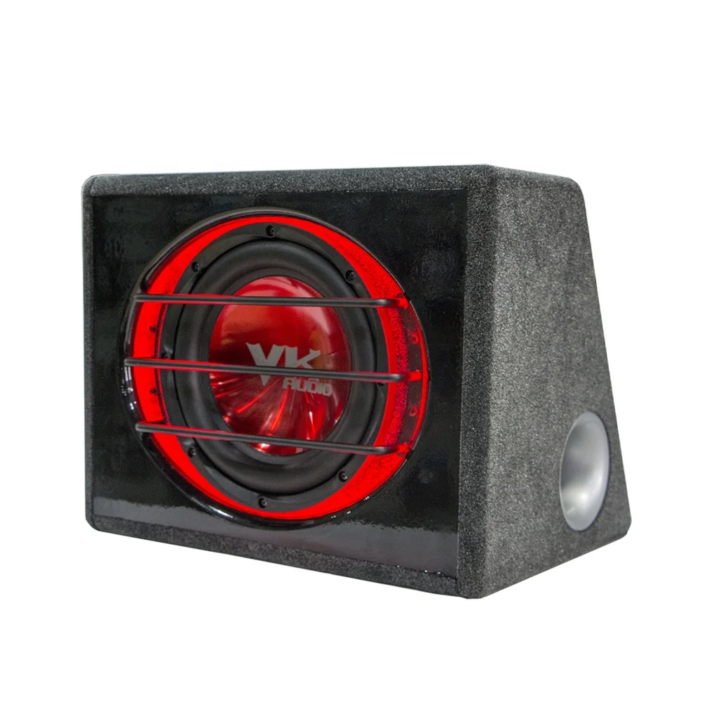 VK Wholesale Red 10-Inch Car Audio Subwoofer with 1200W Big Power 300W RMS  Single Coil Car Subwoofer Box Amplifier From China