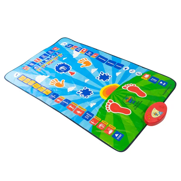 Muslim Smart Educational Carpet Gift Seating Teaching Interactive Prayer Mat for Kids for 3-9 Year Olds Ramadan Version Children