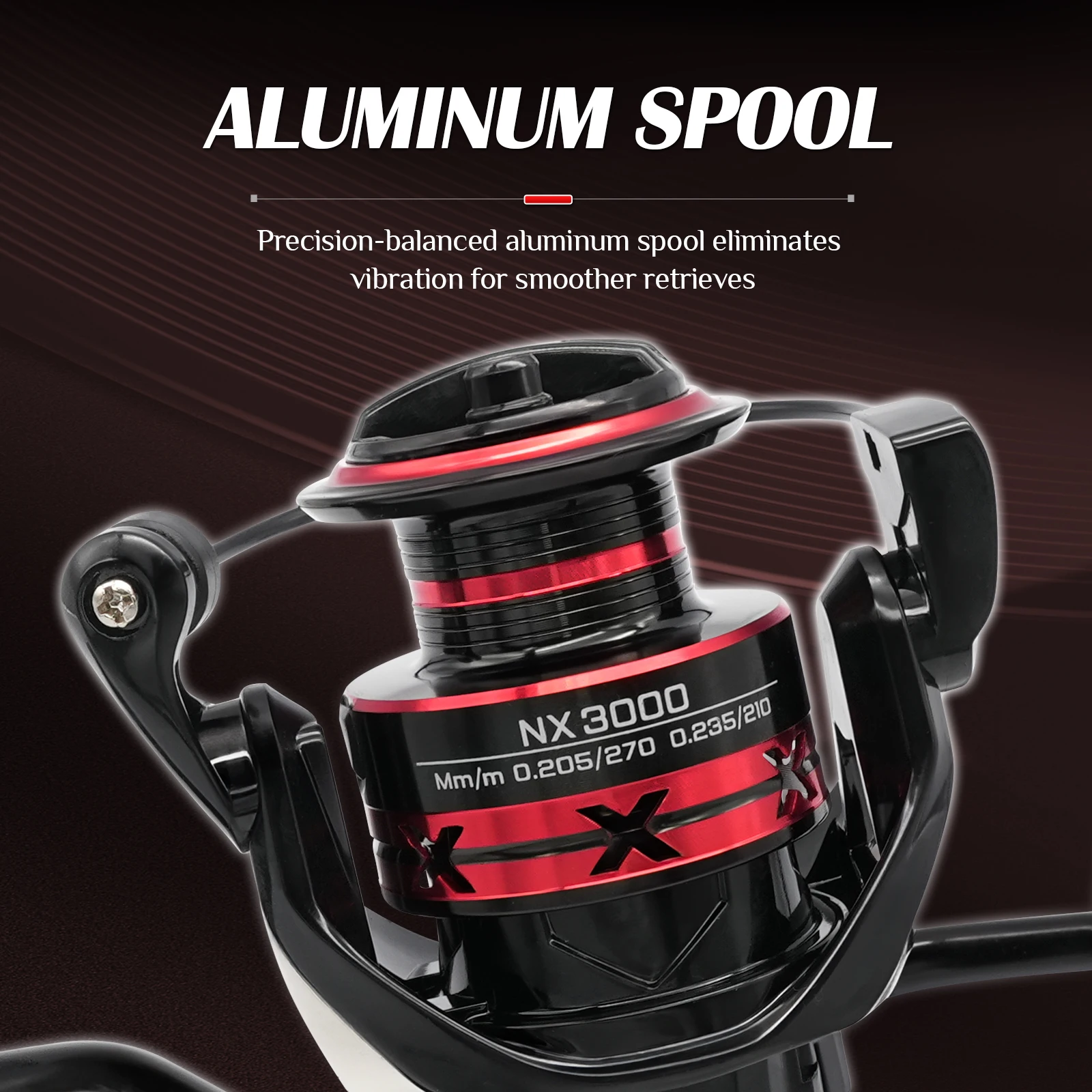 Mulinello Spinning Tempo Expert - Magnesio, 10+1 Cuscinetti, 18.6kg Drag, Rapporto 6.2:1 - Foto 5