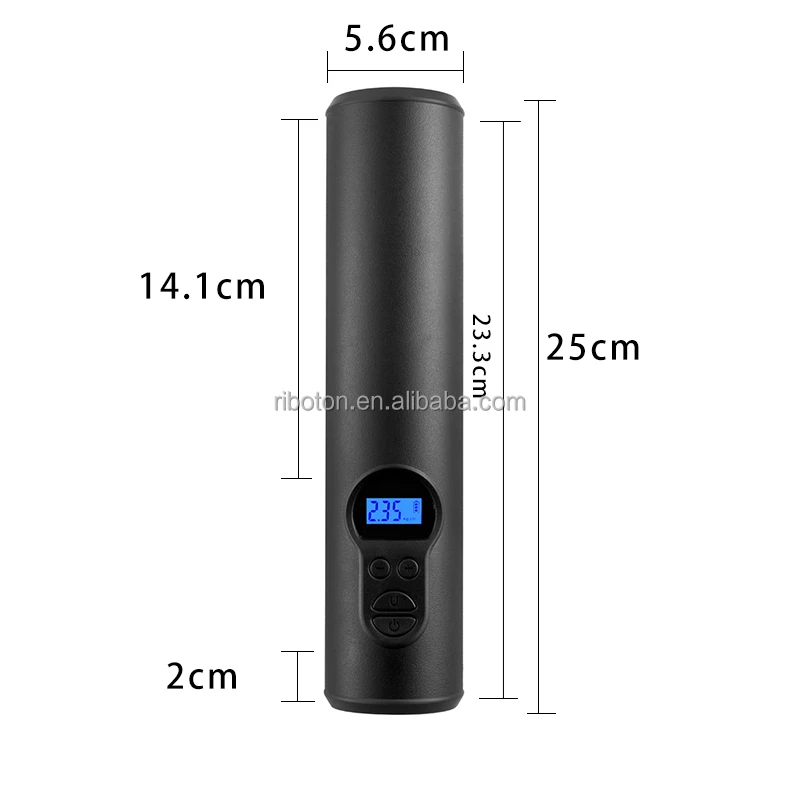 Riboton High Quality Wireless Mini Car Air Pump 12v Electric Portable