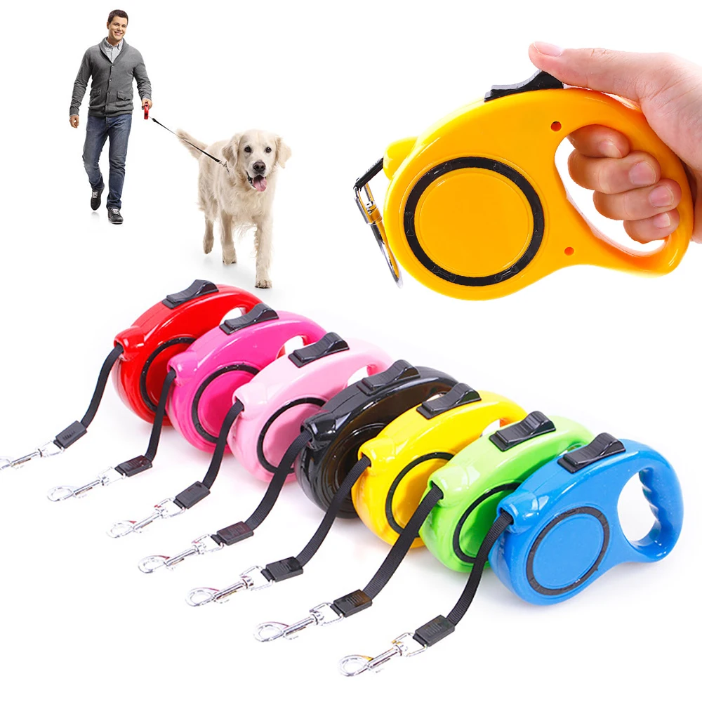 Retractable Dog Leash Automatic Puppy Cat Traction Rope Belt /5M Dog Leash  for Small Medium Dogs Pet Products