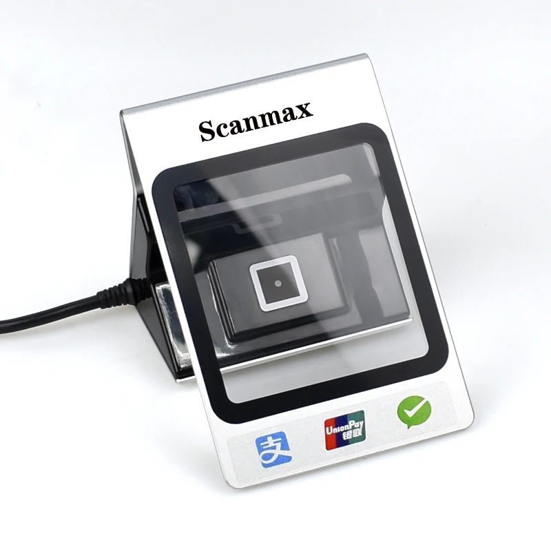 Supermarket High Speed QR Code Mobile Payment 360 Degree Desktop Barcode Reader Scanner