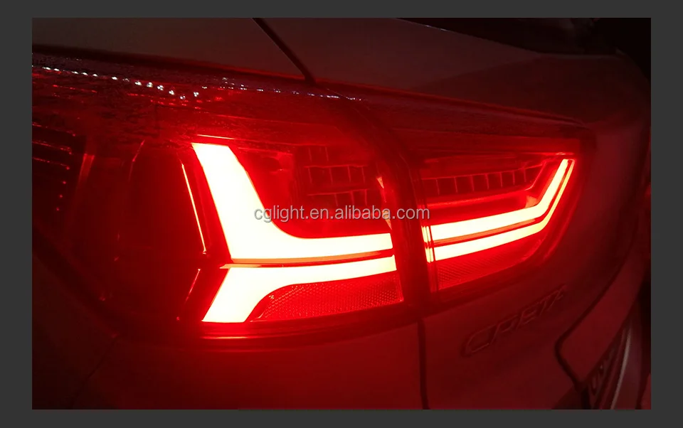 Car Styling Tail Lamp For Ix25 Creta 20142018 Led Tail Light Indicator