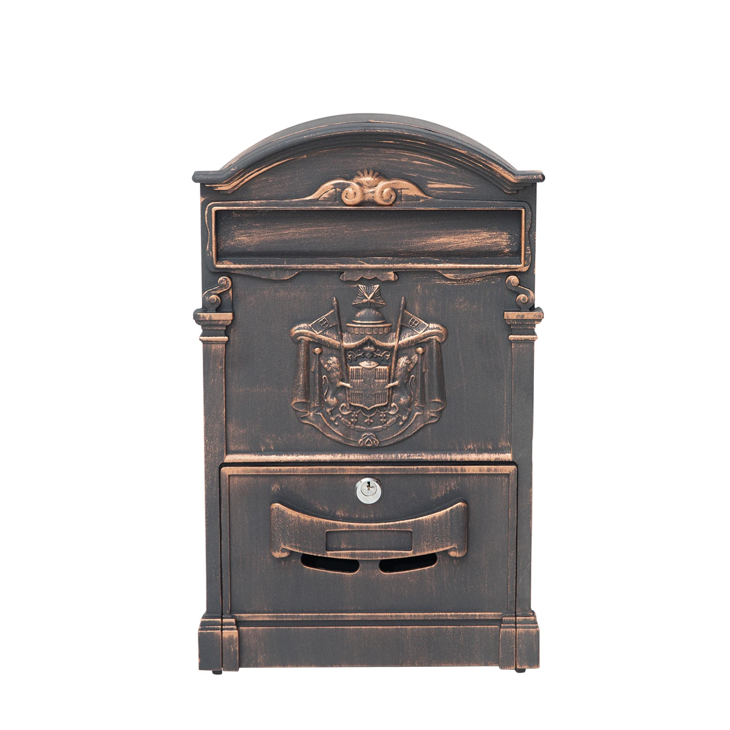 Wall Mounted Residential Mailbox Customized Outdoor Cast Iron Mailbox Aluminum Mailbox Post Box Mail Boxes