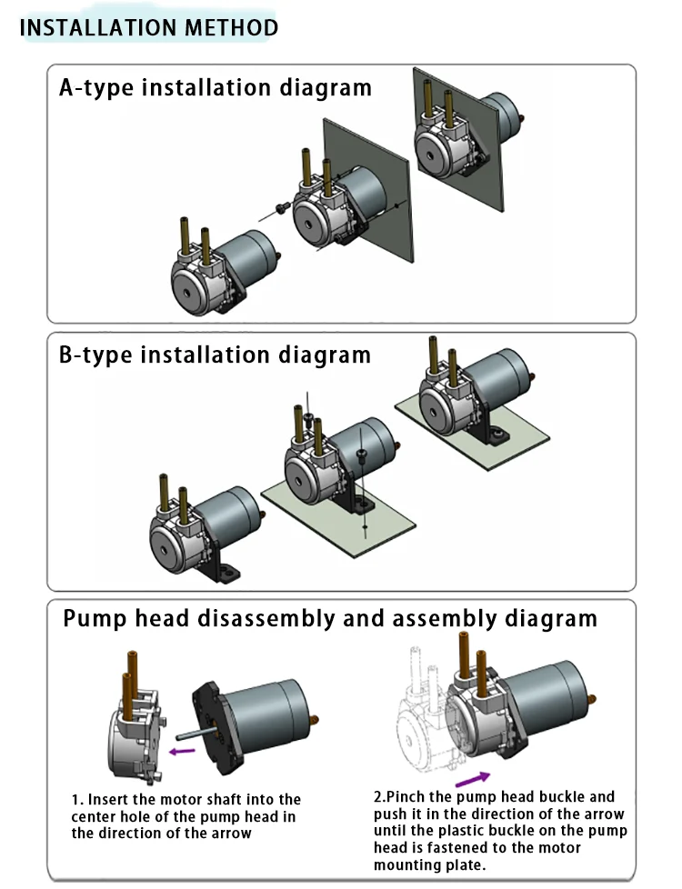 High Efficiency BPH-DKB30B 24V 5W DTF Printer Compatible Peristaltic Circulation Pump White Ink Circulation Pump for DTF Printer supplier