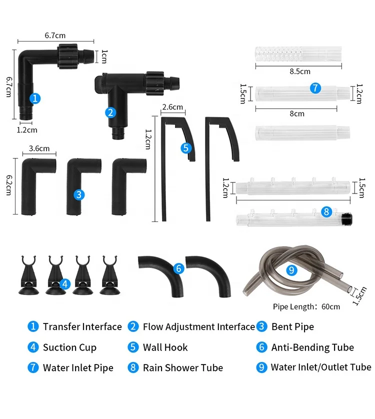 Aquarium  hang on Back Filter  External Filter for Fish tank