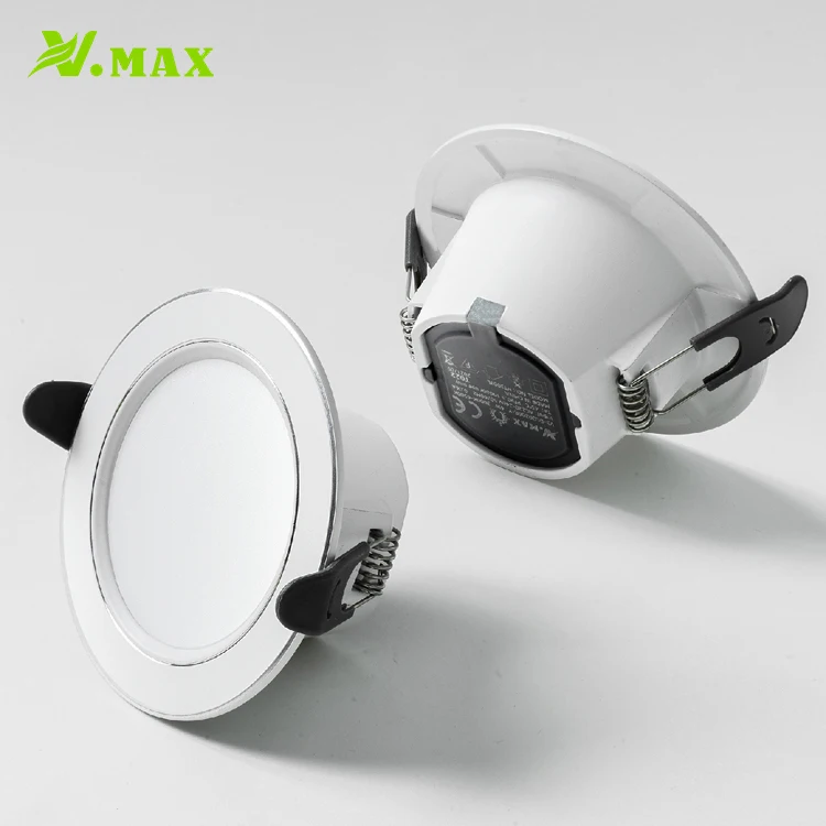 Умный Потолочный Круглый Встраиваемый светодиодный точечный светильник VMAX умный алюминиевый потолочный cob для помещений