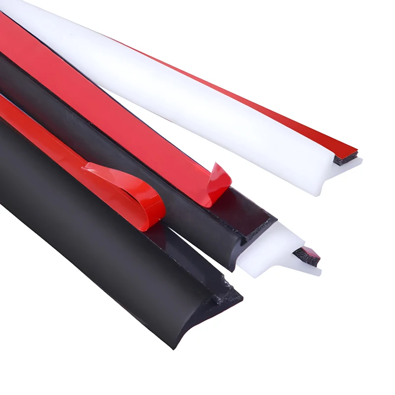 Modern Flexible PVC T-Shape Weather Strip Gap Blocker Self-Adhesive Insulation Seal for Car Door Window Modern Design Accessory