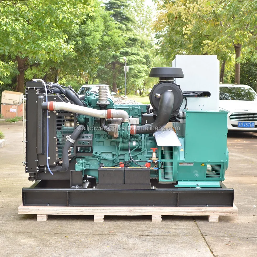 Silent Type 1 Phase Ac Generator Set 75 kw diesel Generator 90kva 100kva volvo Power Generator 100 Kva