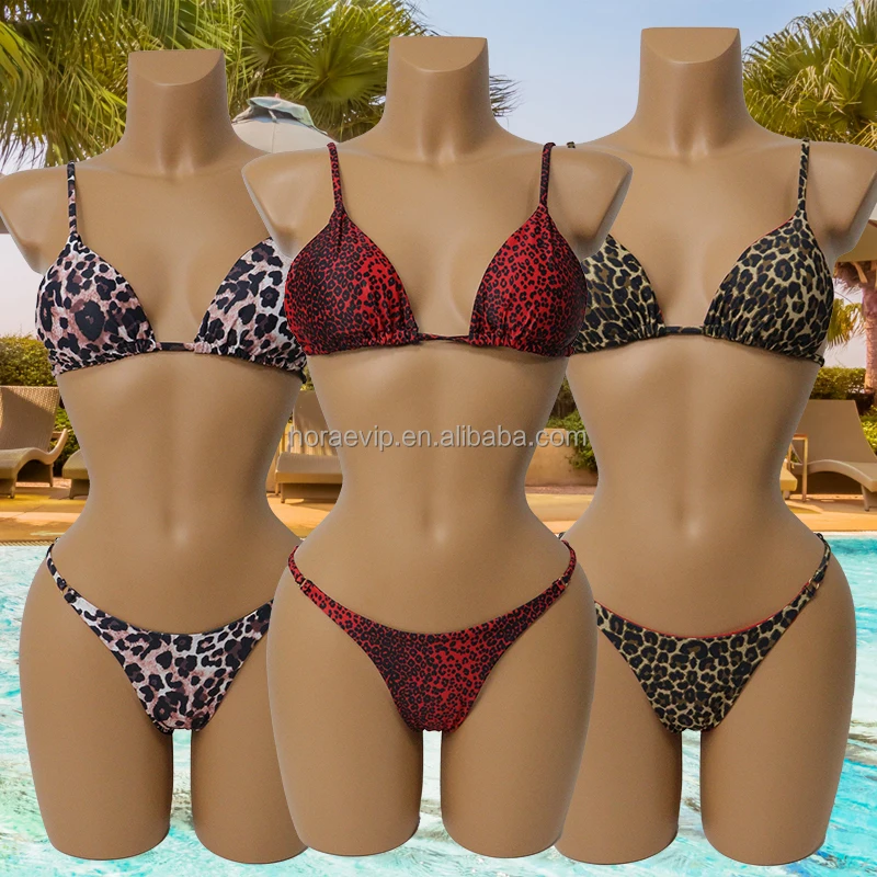S658 New Arrival Three Colors Swimsuit Wholesale Hot Sexy Pattern Girls Bikini Slingshots Bikinis