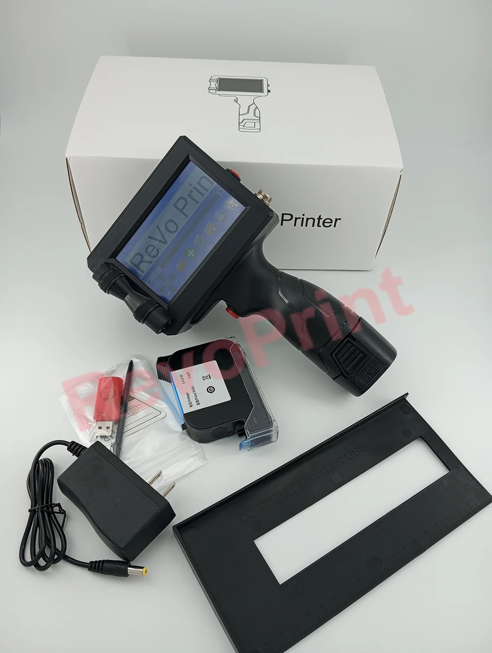 2025 RevoPrint Batch Code Portable Handheld Inkjet Printing Machine for Fast Dry Batch Coder Egg Date Expiry Number Date