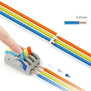 Brass Terminal Block Compact Wiring Cable Connector Terninal Block Machine Push-in Conductor