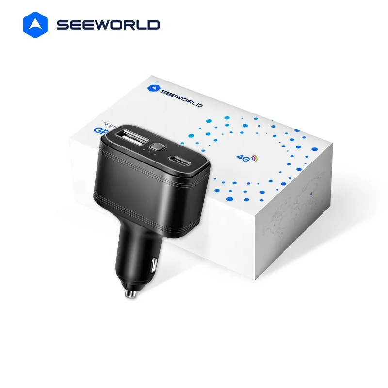 Seeworld S708l 4g Car Fast Charger Tracking Device Cigarette Lighter