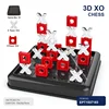 EPT1537183 เกมกระดานหมากรุก XO 3 มิติแบบวางซ้อน