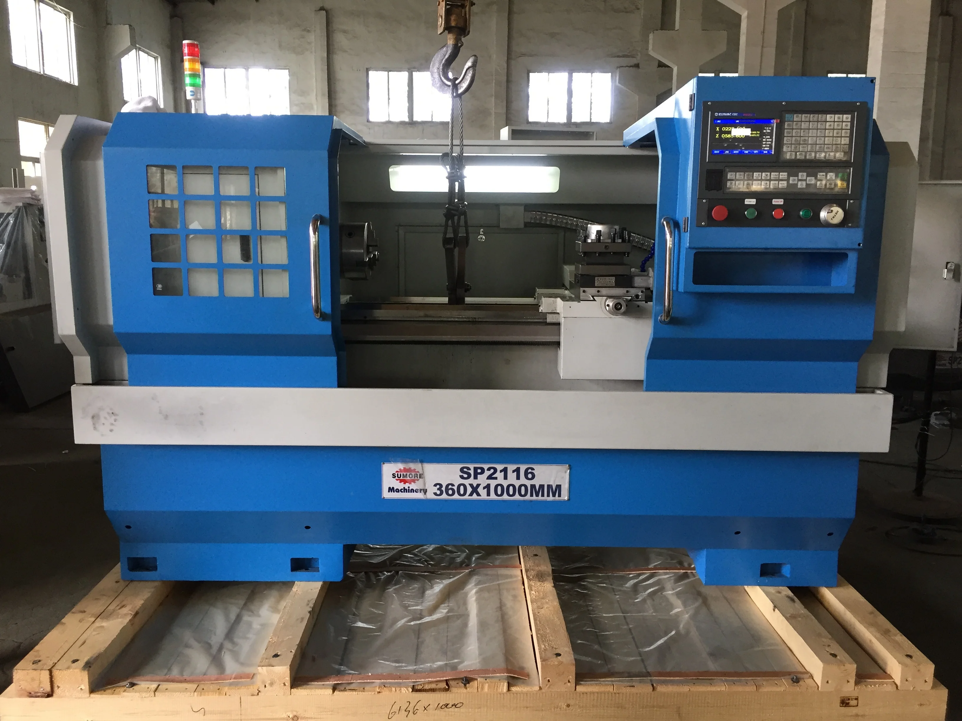 Zmat CNC Lathe Machine Specification of SP2116 Competitive Machine for Importer