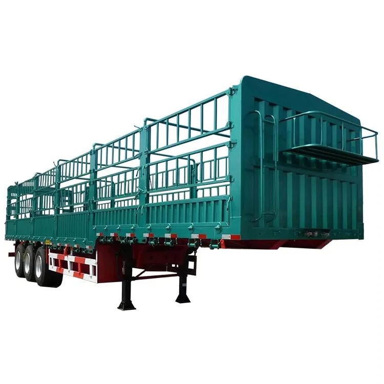 Livestock Semi Trailers for Cattle Horse Goat Sheep Hauling Steel ...