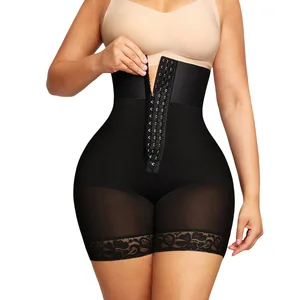 Cross-Border Body Shaping Plus Size Postpartum Shaping Pants High Waist Enhanced Tummy Tightening Beading Control Brief
