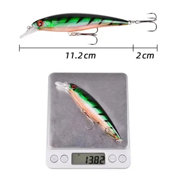 CHEERY Multicolor Artificial Wobbler Lure Carp Fishing Tackle Bait Pesca Wobbler Bait – Hard Lure – view 4