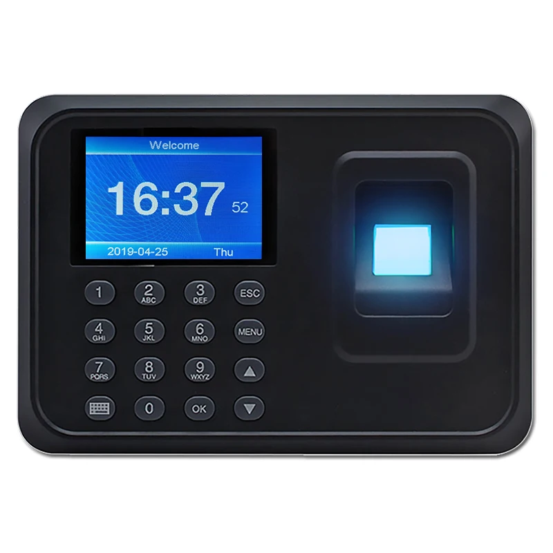 High Quality Standalone Software Free Biometric Fingerprint Time Attendance Machine