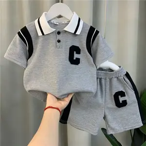 Factory Summer Children Clothes Set 100% Cotton Short Sleeve 2pcs Baby Clothes Set Wholesale Good Price High Quality