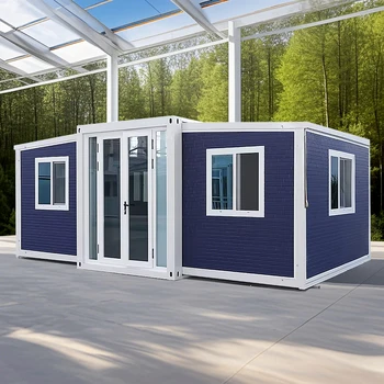 Prefabricated 20Ft Folded Home 2 3 4 Bedrooms Portable Mobile Luxury Prefab Expandable Container House Tiny Homes Ready To Ship