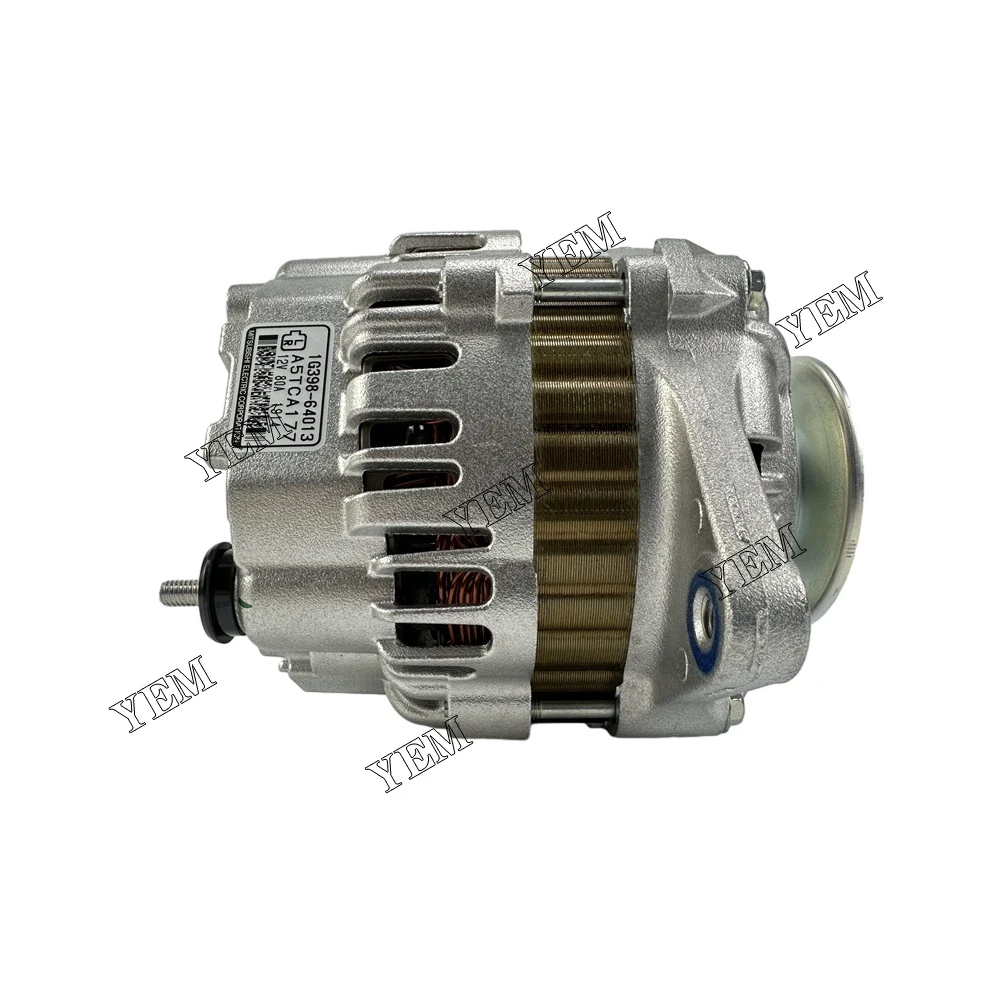 For Kubota Engine V3800 12V 80A 1PK Alternator 1G398-64013