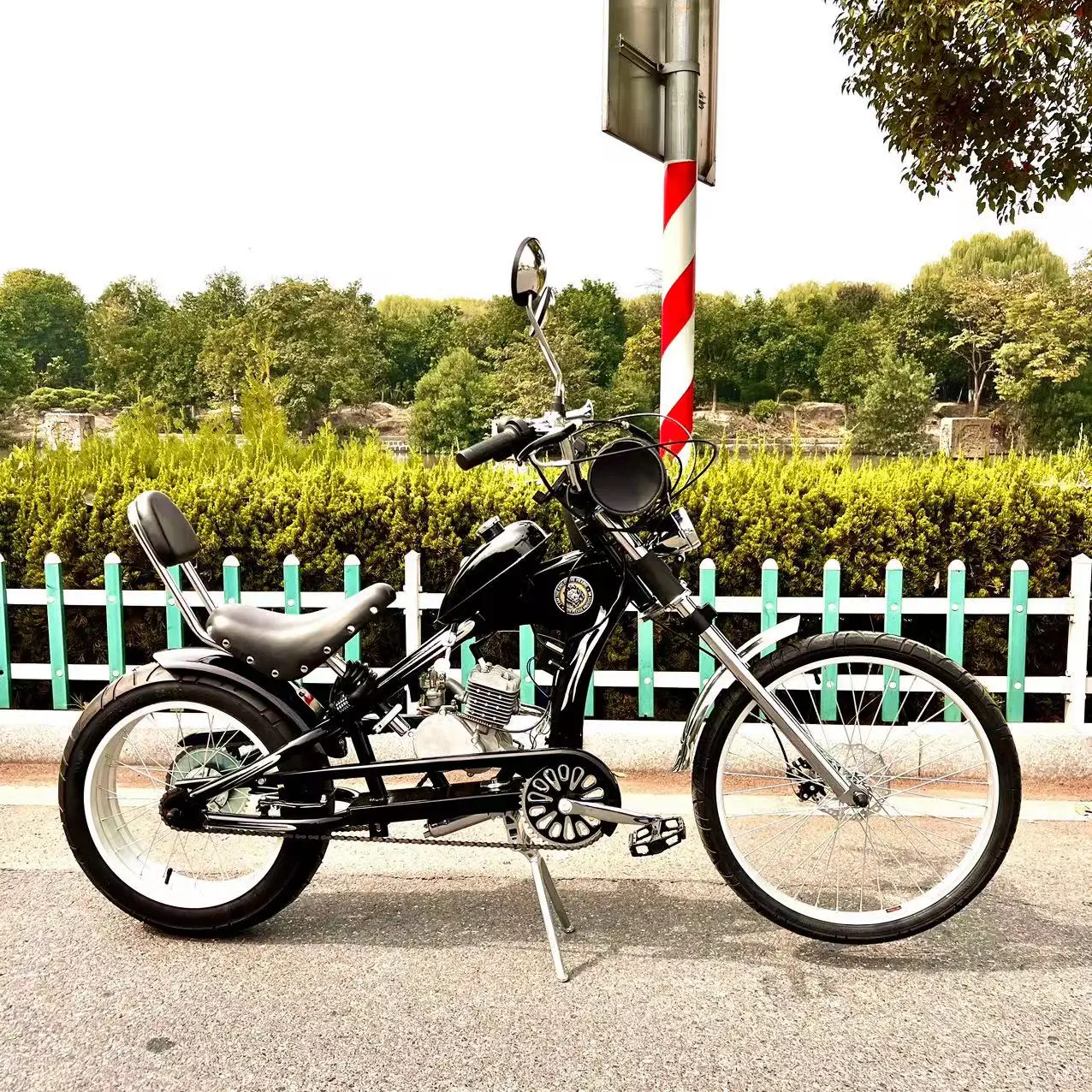 24inch 2 Stroke 80cc Disc Brake Chopper Gas Bicycles