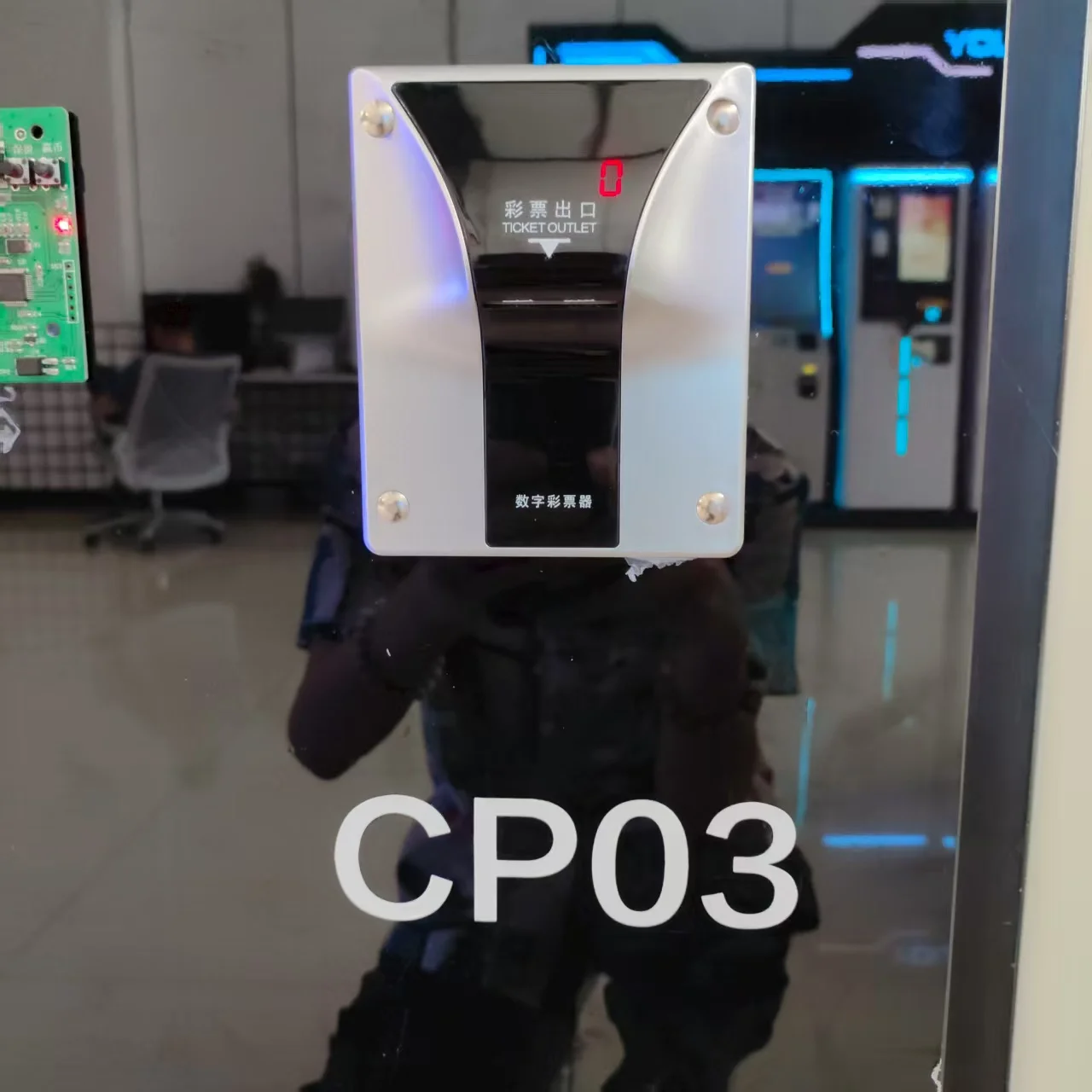 Cost Saving Plastic Arcade Ticket Payout Machine Spanish Support 1 Year for Prize Redemption Games FUNOVA Ticket Dispenser