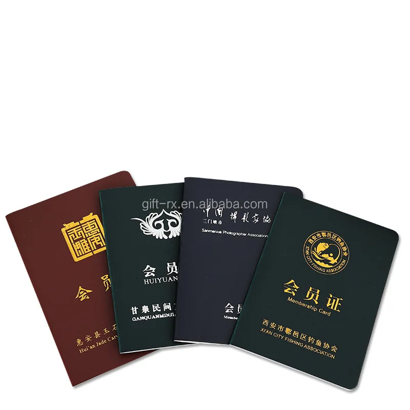 Customized High Quality Special Paper Pets Passport Printed with Full Color , PU Cover Traveling Sports Passport Booklet