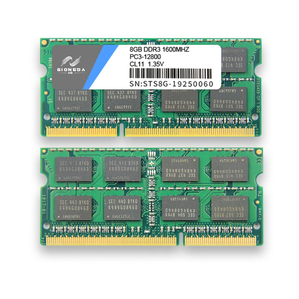 High Quality MINI PC Memory Ram DDR3 8GB 1600mhz Laptop Ram