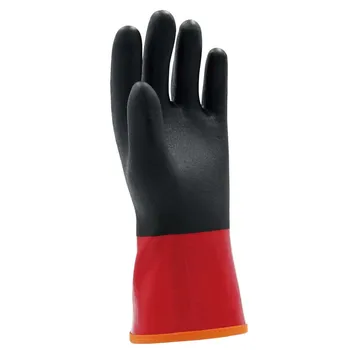 PVC/NBR  fully coated glove water proof oil resistant and cut resistant chemical glove liquid resistant