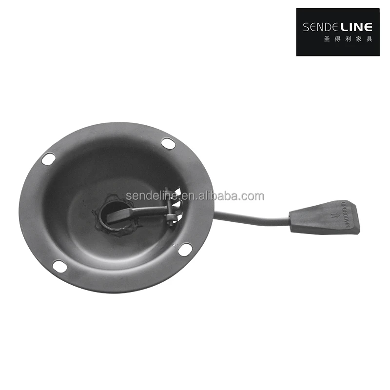160mm Diameter 2.0mm Thickness 100X100cm Hole Size Iron Office Chair Mechanism with Handle Adjustment