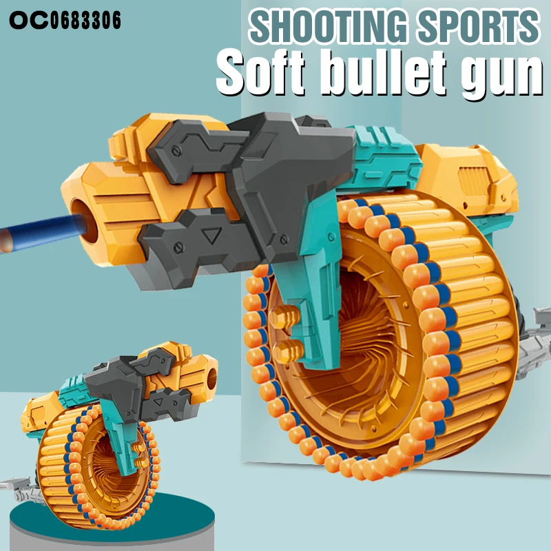 40 Rounds Soft Bullet Revolver Toy Guns and Practice Shooting Games for Adults