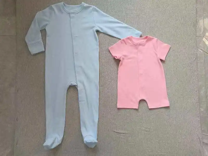 Custom Magnetic Baby Cotton Clothing Convertible Hands Baby Rompers Long Sleeve Magnetic Baby Clothes New Born Girl Rompers