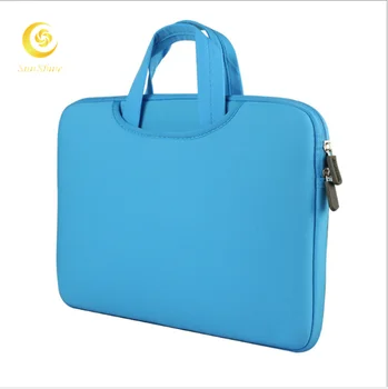 Waterproof shockproof reusable business office custom neoprene laptop bag