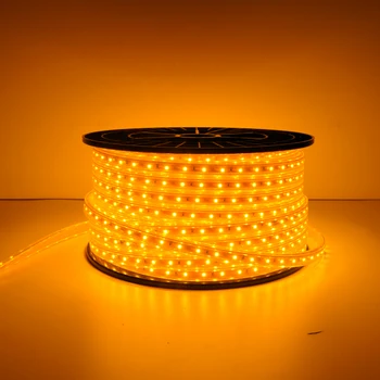 Customized decoration 60 Led Light bar light 2835 SMD 12mm luz de led 220v Flexible Led Strip Outdoor Lighting