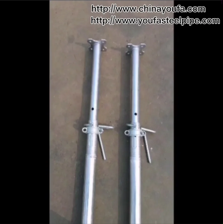 Scaffolding Acrow Props Power Coated Adjustable Advertising Steel Props