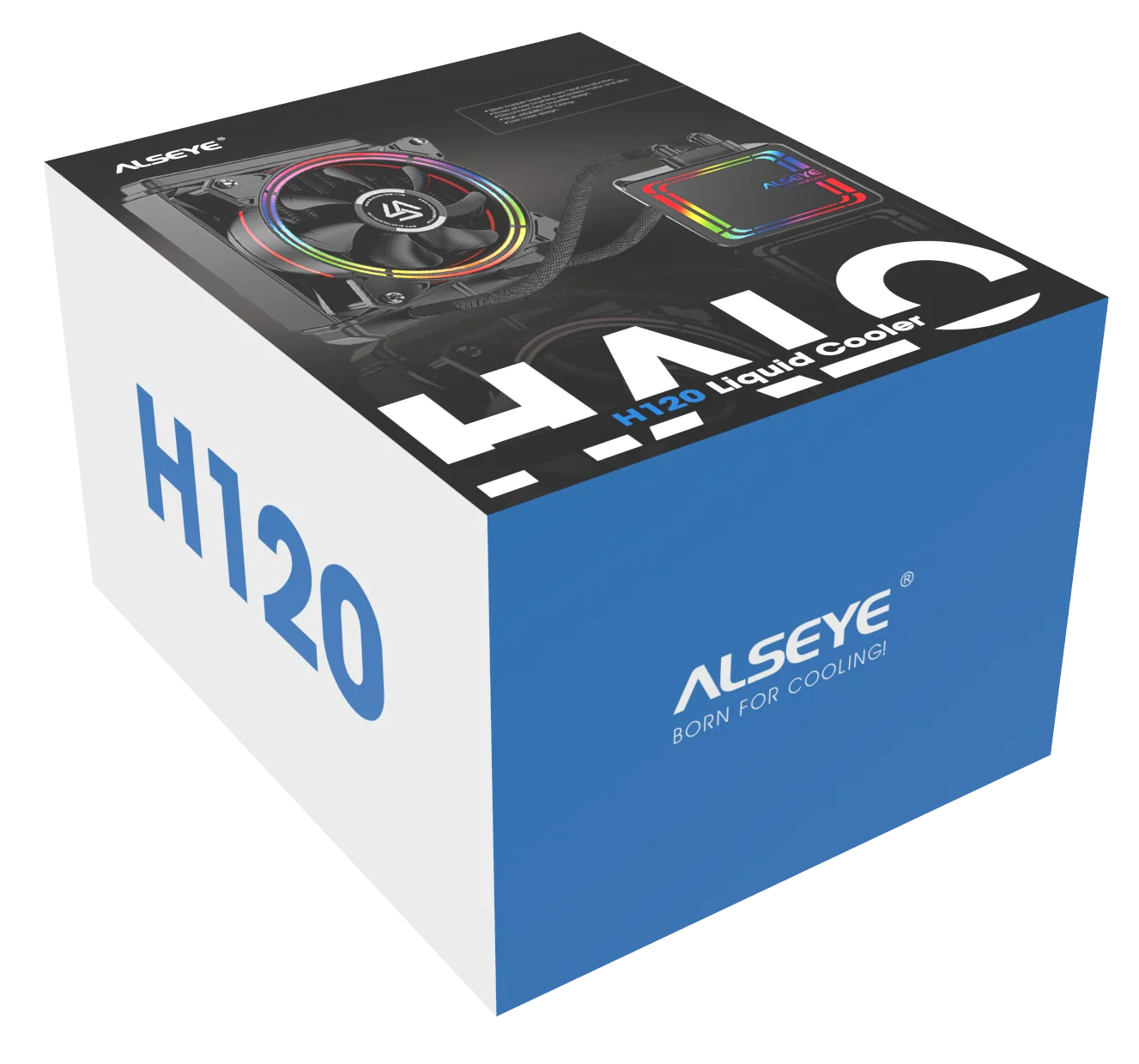 ALSEYE Computer Liquid Cooling and Cpu Cooler Water with Rgb AIO Water Cooling