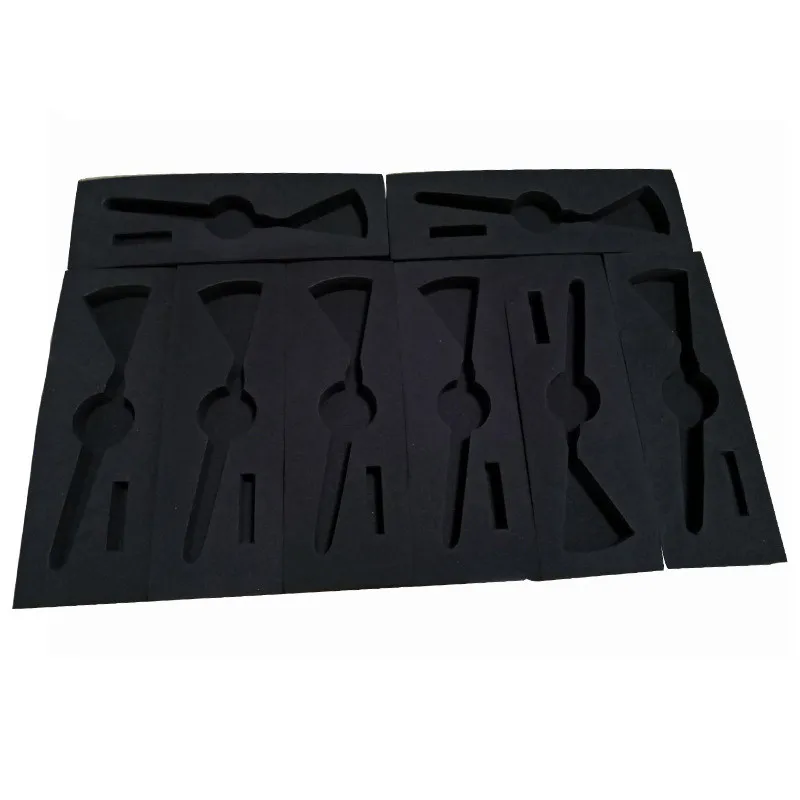 2023 Cheap Price Factory Custom CNC Cutting EVA Foam With Carbon Fiber Black Kaizen Foam Inserts for Flower Boxes Minicell Foam