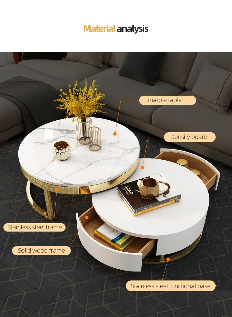 Living Room Furniture Table Oem Pvc Wood Time Sets Metal And Wooden ...