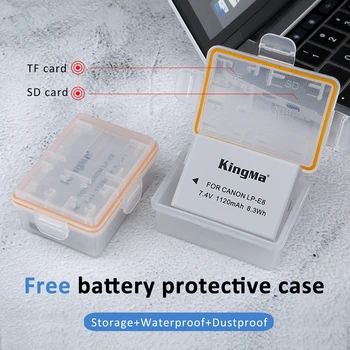 KingMa Rechargeable Lithium-ion Camera Battery LP-E8 LPE8 for Canon EOS 550D EOS 600D detail image