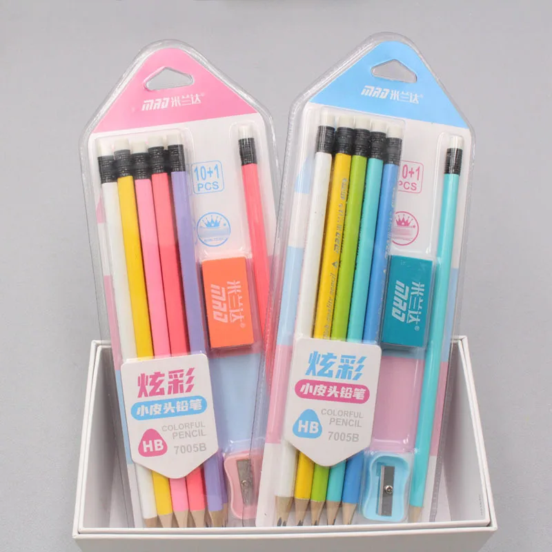Professional Cute Custom Back to School Supplies Stationery List Pencil Cartoon Kit Gift Stationery Sets
