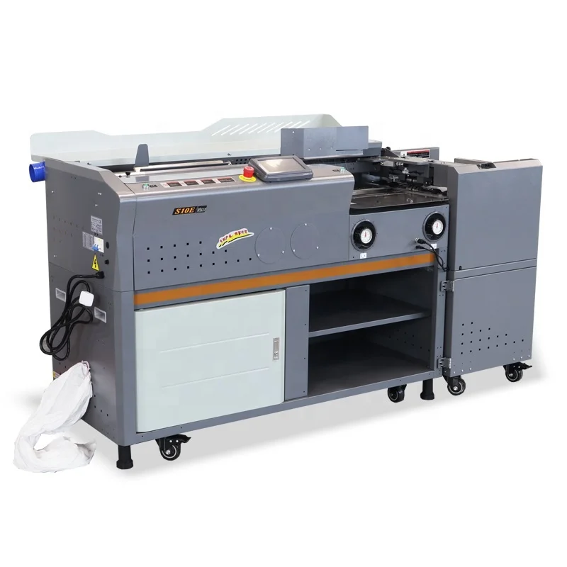 RUICAI S10E Auto Cover Suction Feeder A4 Size Digital EAV Glue Binding Machine With Nice Price